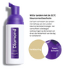 Diamond Smile paars tandbleekschuim met effect en uitleg