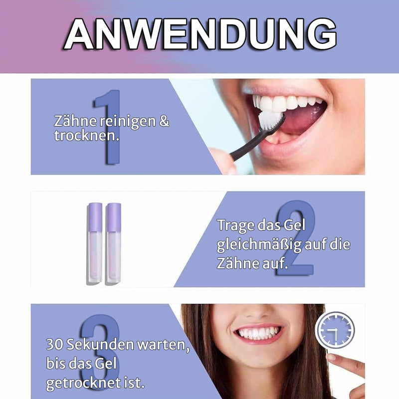 Toepassing van Bleaching Glow Stick van Diamond Smile