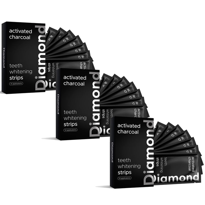 Tandbleekstrips met actieve kool
