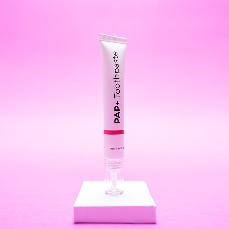 Tandpasta tube verpakking van PAP+ Tandpasta whitening van Diamond Smile